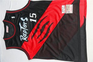 Maillot De Basket Toronto Raptors Vince Carter 15 Engrener Retro Noir